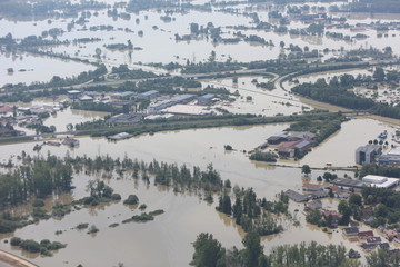 Fototapeta premium Hochwasser