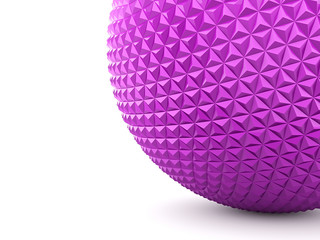 Pink texture sphere