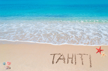 turquoise foreshore with 