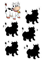 Fototapeta premium l'ombra della mucca