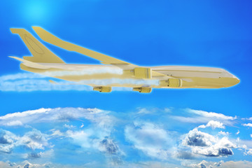 Flugzeug - 3D Render
