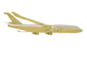 Flugzeug - isoliert - 3D Render