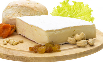 piece of Brie cheese
