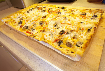 Homemade Vegetarian Pizza