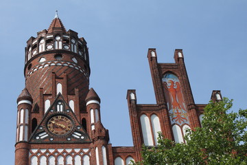 Detail am Rathaus Schmargendorf in Berlin