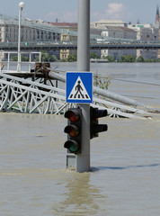 flooded city
