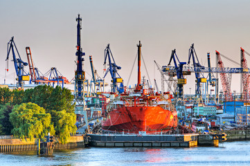 Fototapeta premium Hamburger Werft