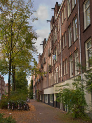 Fototapeta na wymiar Living in Amsterdam