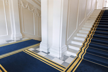 Stairwell in the Polish palace. Royal castle in Warsaw © Marcin Chodorowski