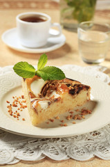Chocolate cheese sponge cake