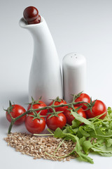 farro pachino e rucola