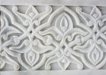 Medieval marble ornament