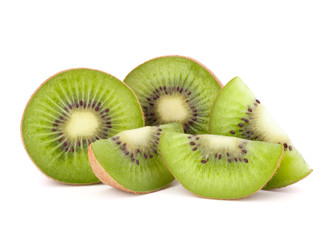 Kiwi fruit sliced segments