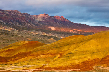 Painted Hills Unit.  John Day Fossil Beds National Monument, Northeastern Oregon, U.S.A.