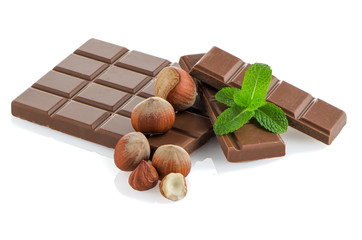 Chocolate Bar with hazelnuts