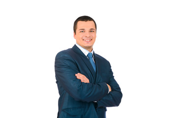 Smiling business man