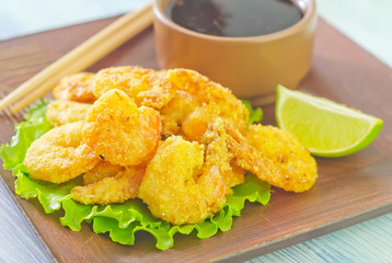 fried shrimps