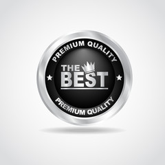 Best label. Best choice. 100% guarantee. Vector illustration