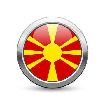 Macedonian flag icon web button