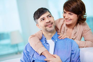 Obraz premium Flirty couple