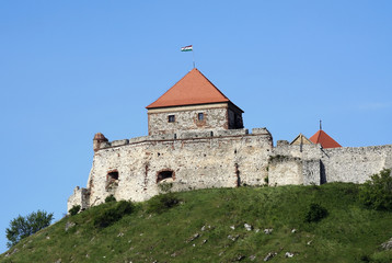 Fototapeta na wymiar Szczegóły od starego zamku w Sumeg, Węgry