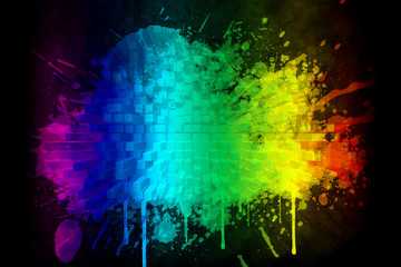 Colorful Equalizer look background