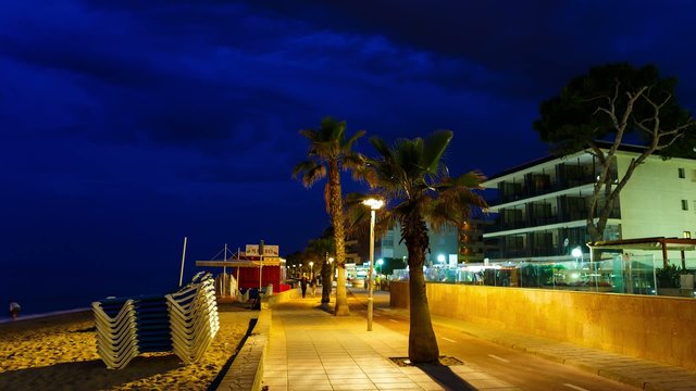 Evening at Beach - Zoom Out