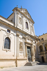 Fototapeta na wymiar Church Cathedral. Lecce. Puglia. Włochy.