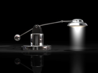 Obraz premium Tischlampe Metall O