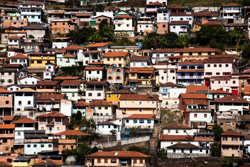 Fototapeta premium View of city Ouro Preto in Minas Gerais Brazil