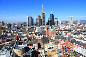 Fototapeta na wymiar Frankfurt am Main (2013), Widok z Dom