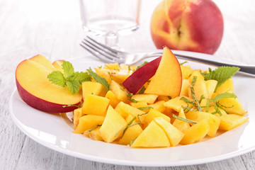 peach salad