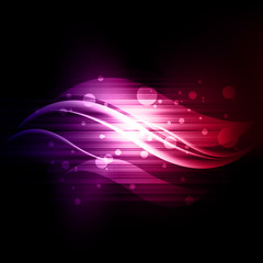 abstract background with waves and lines