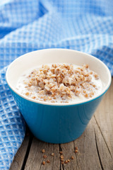 buckwheat groats with milk
