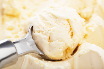 scoop of vanilla ice cream