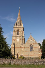 Fototapeta premium Madresfield Church and spire