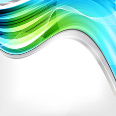 abstract background with waves and lines