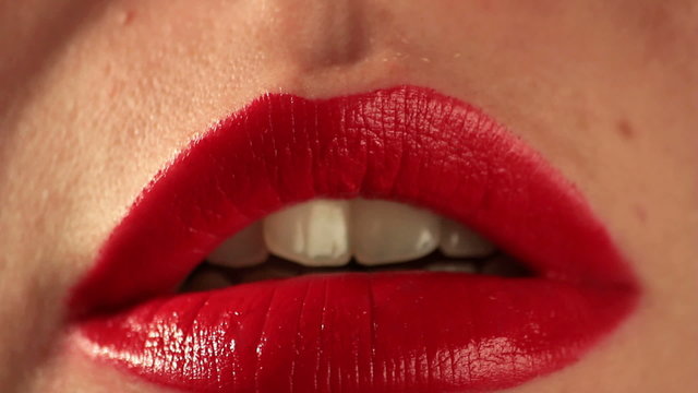 Woman mouth making kisses. Find similar clips in our portfolio. 
