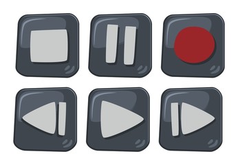 media application button