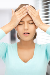 unhappy woman