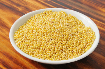 Hulled millet