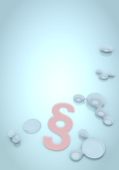 3d graphic of a classy smile icon