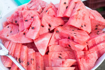 Fresh natural ripe watermelone