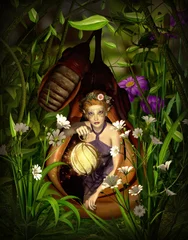 Wallpaper murals Fairies and elves Cocoon