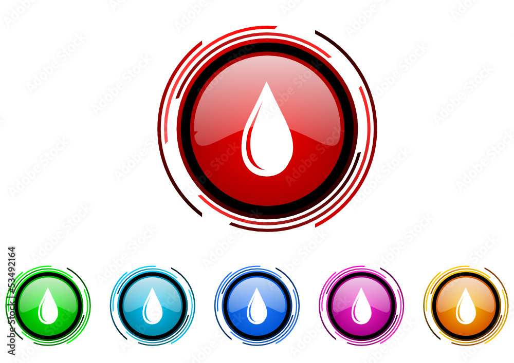 Aufkleber call now vector glossy web icon set
