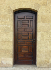 Wooden door