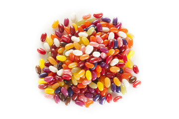 Colorful Mixed Fruity Jelly Beans