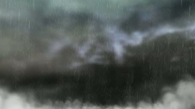 Animation of a severe Rain
