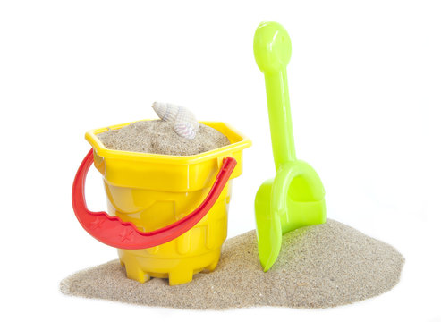 sand bucket and spade toy