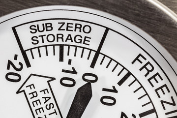 Sub Zero Storage Refrigerator Thermometer